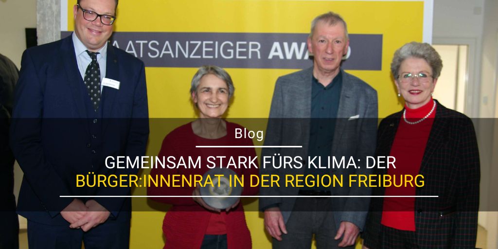 Bürgerinnenrat Region Freiburg Staatsanzeiger Blog